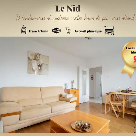 Apartment Le Nid - 20min Marche Noel, Tram A 2 Pas, Balcon Strasbourg